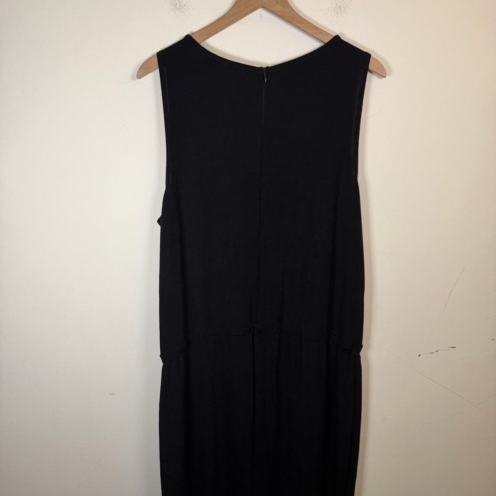 NWT Chicos Travelers Sleeveless Tie Waist Wide Leg Jumpsuit Size 3/XL Stretch - Picture 6 of 11